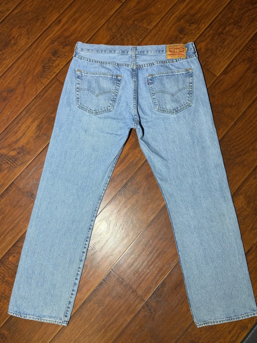 Levi's 501 Original Fit Button Fly Jeans Men's 36x30 Light Stonewash - #001